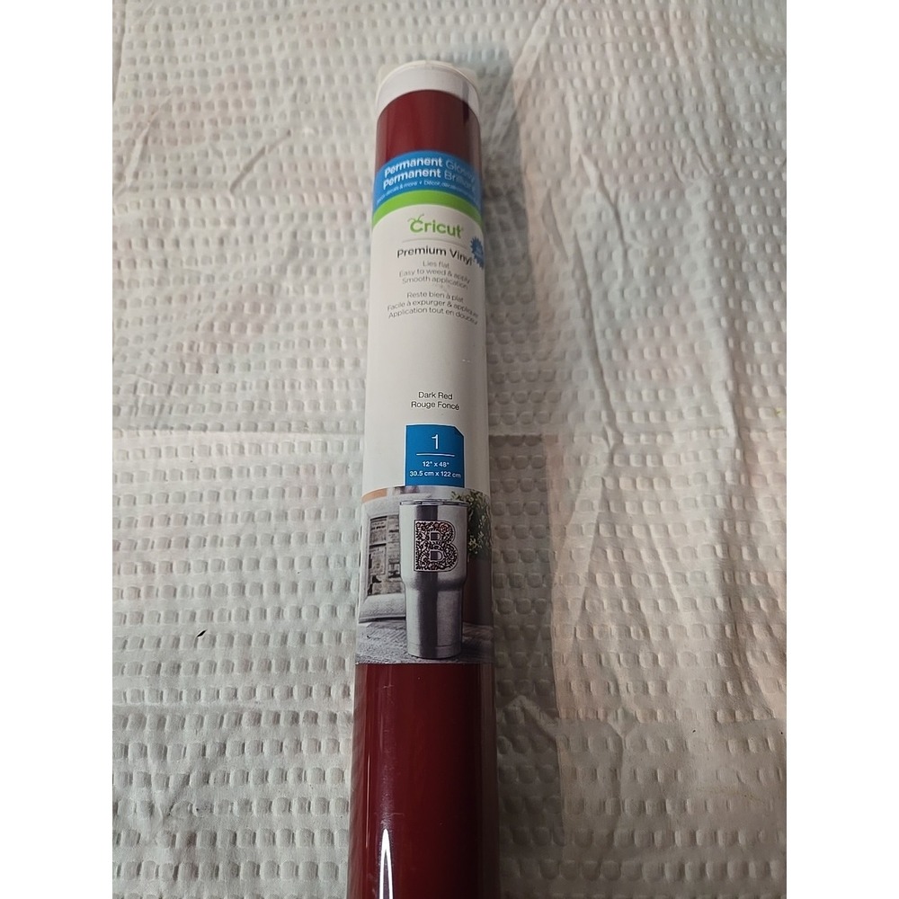Cricut  Permanent Vinyl,‎ Dark Red - Perfect for Indoor & Outdoor Crafts